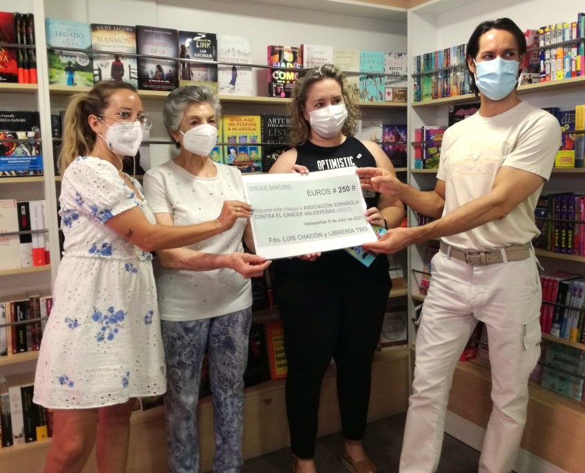 RECAUDACION DE 250 € PARA AECC VALDEPEÑAS (Jul-2021).