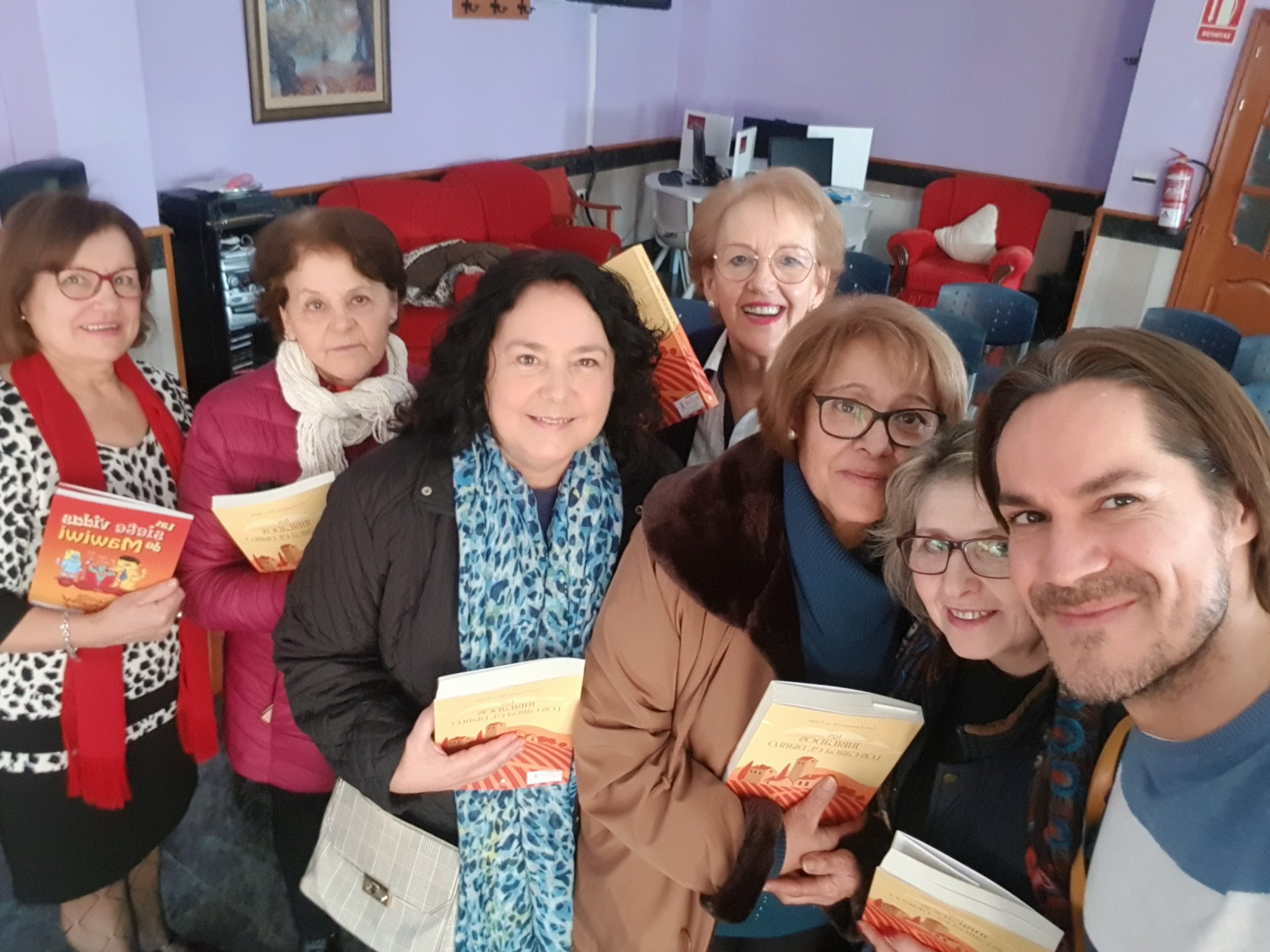 Presentación de «Los jubilados los carga el diablo» en Almedina (Dcb-2022)