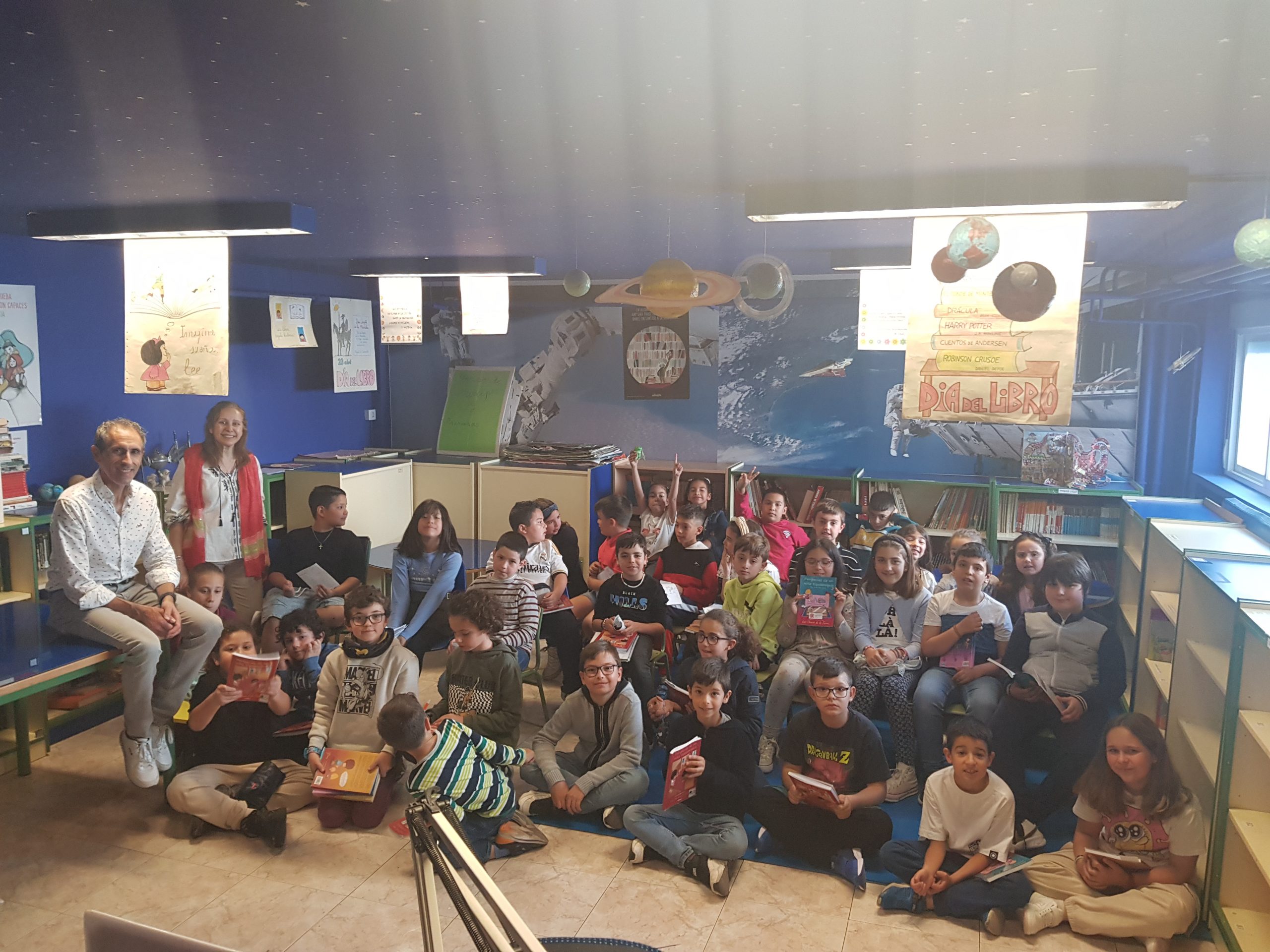 VISITA «TIQUISMIQUIS» AL CP LUIS PALACIOS, CON 3º DE PRIMARIA (Abr-2024).