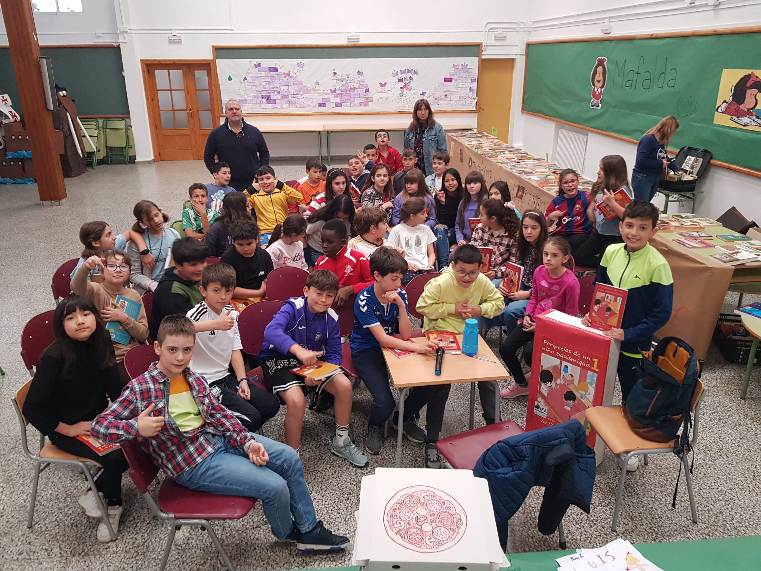ENCUENTRO CON 5º DE PRIMARIA EN EL CP JESÚS BAEZA DE VALDEPEÑAS (Abr-2024)