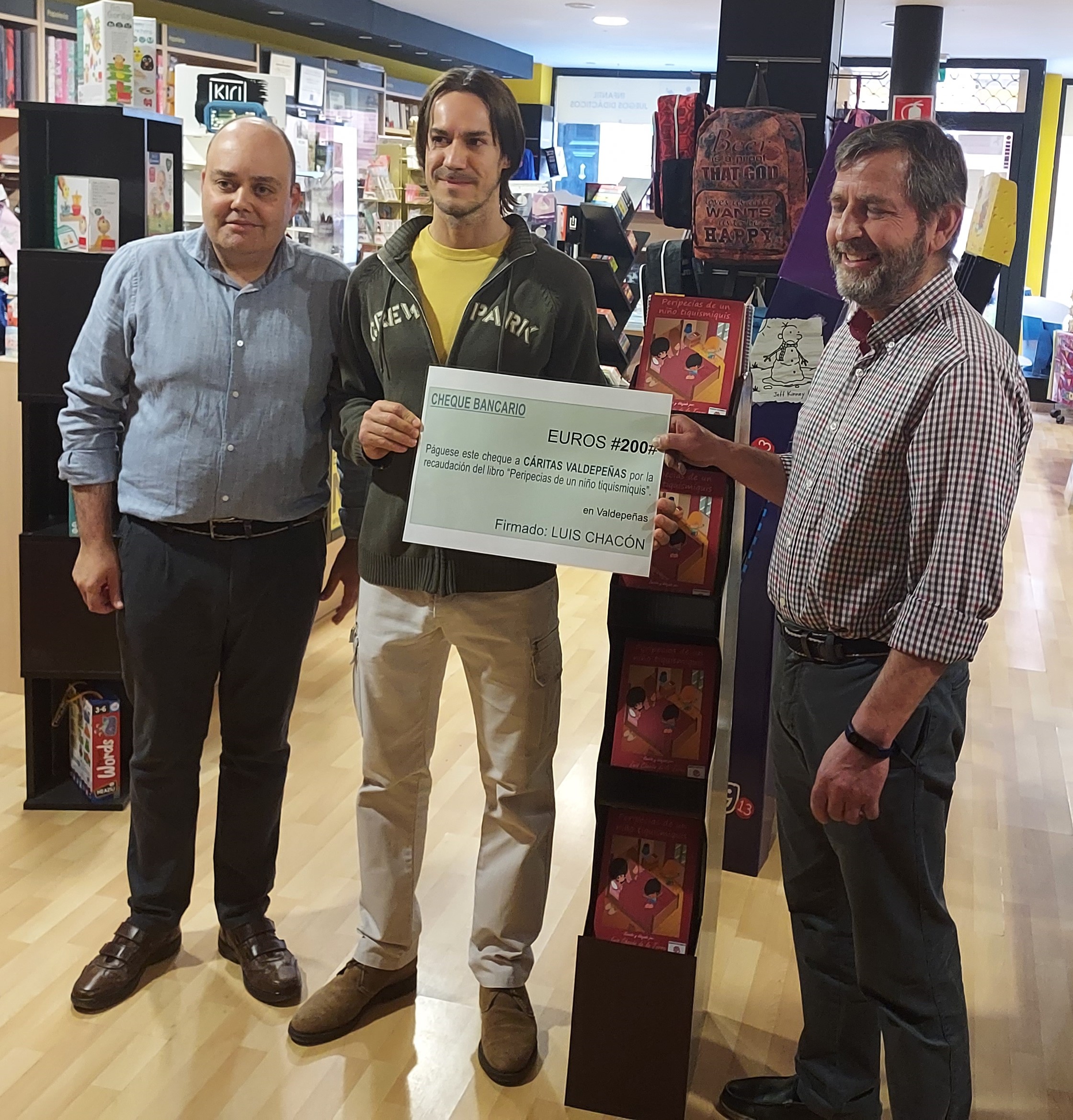 ENTREGA DE 200 € A CÁRITAS (May-2022)